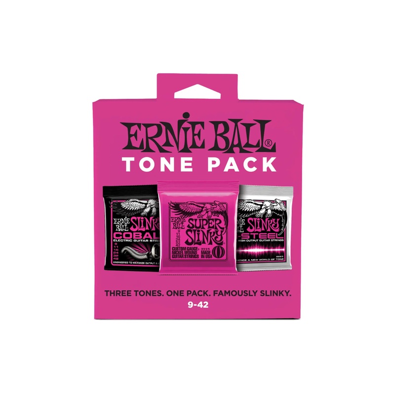 ernie-ball-super-slinky-electric-tone-pack-9-42-gauge Ernie Ball Super Slinky Electric Tone Pack - 9-42 Gauge