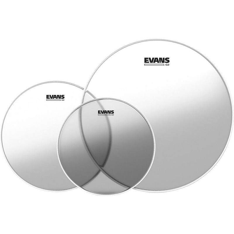 evans-g2-clear-pack-10-12-16 EVANS G2 CLEAR PACK - 10"/12"/16"
