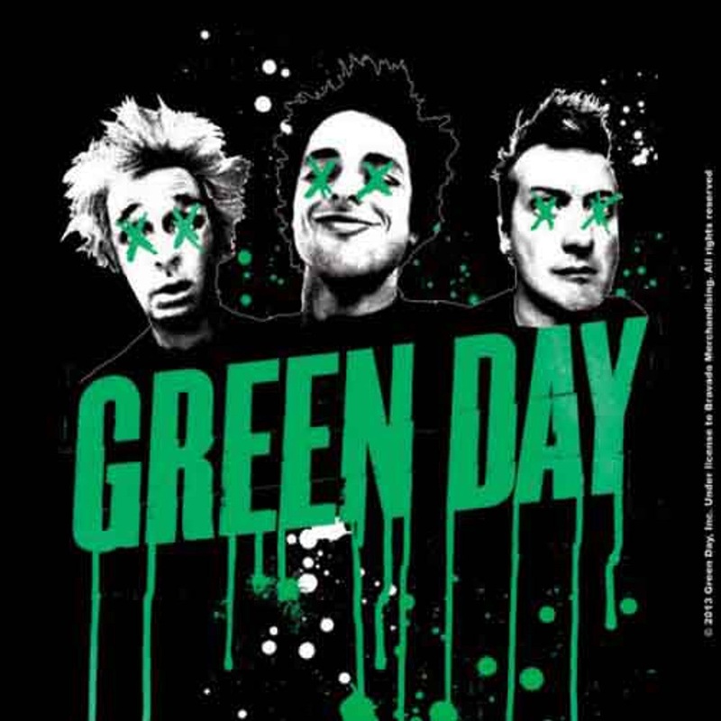 green-day-single-cork-coaster-drips Green Day Single Cork Coaster: Drips