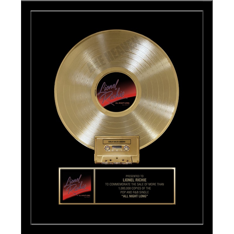 real-cassette-12-gold-record-framed-18-x-22-deluxe-rockstar-record-award-custom-options-available Real CASSETTE & 12" Gold Record Framed 18" x 22" Deluxe Rockstar Record Award - CUSTOM OPTIONS AVAILABLE
