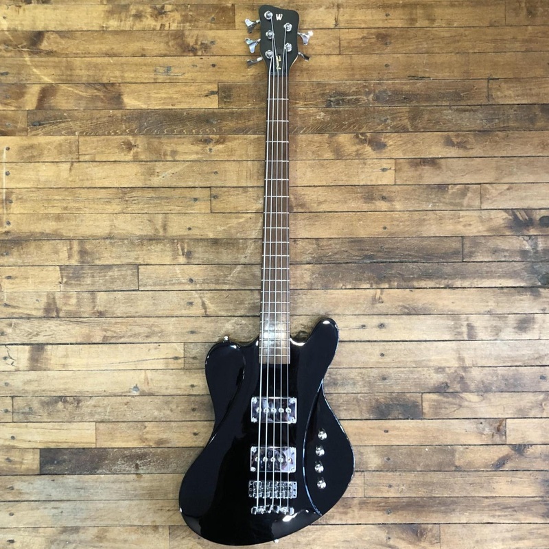 warwick-rockbass-solid-black-high-polish-idolmaker-5-string-electric-bass-guitar-gig-bag-special Warwick RockBass Solid Black High-Polish Idolmaker 5-String Electric Bass Guitar & Gig Bag - SPECIAL