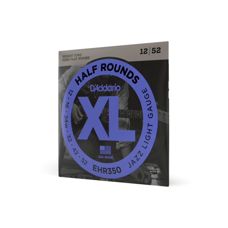 d-addario-12-52-semi-flat-wound-electric-guitar-strings-ehr350 D'Addario 12-52 Semi-Flat Wound Electric Guitar Strings EHR350