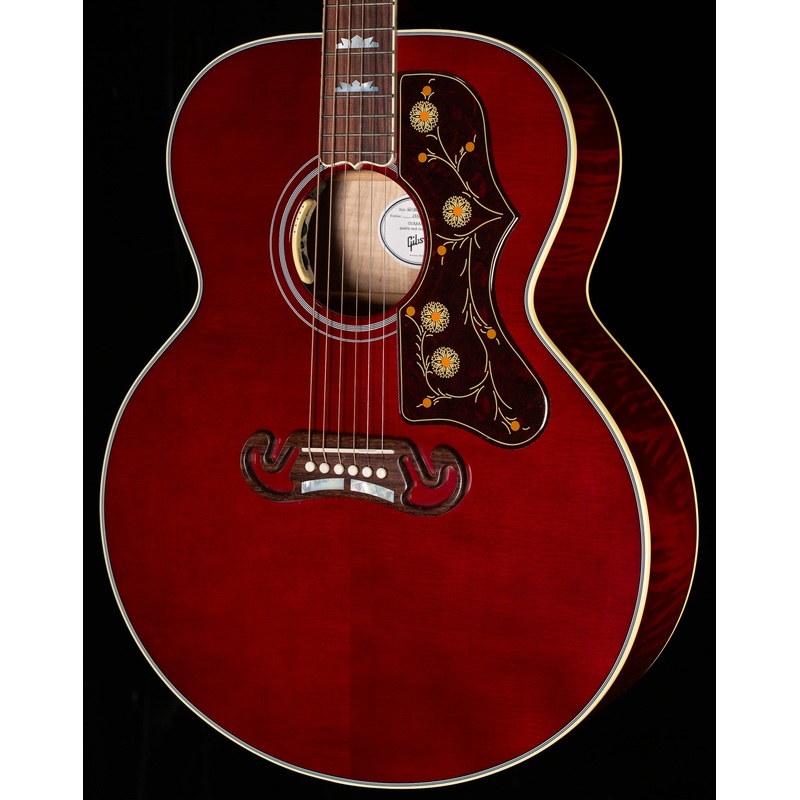 gibson-sj-200-standard-maple-wine-red-071 Gibson SJ-200 Standard Maple Wine Red (071)