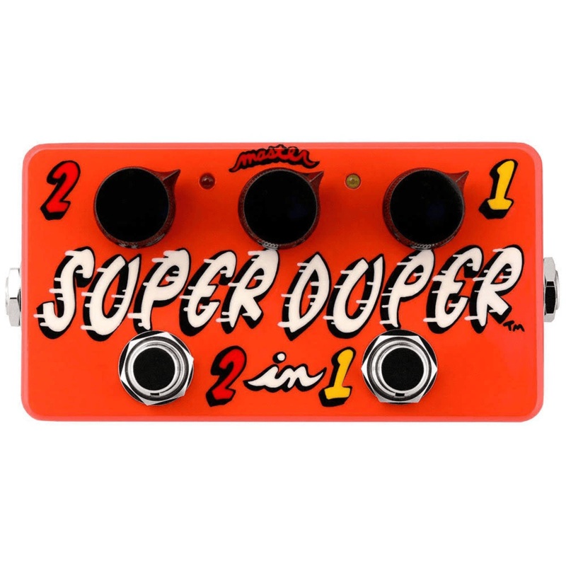 zvex-super-duper-2-in-1-hand-painted-boost-effect-pedal ZVEX Super Duper 2-in-1 Hand Painted Boost Effect Pedal