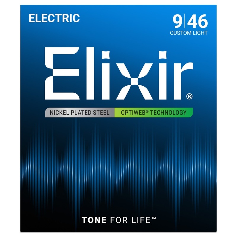 elixir-19027-optiweb-coated-electric-guitar-strings-custom-light-9-46 Elixir 19027 OPTIWEB Coated Electric Guitar Strings - Custom Light - 9-46