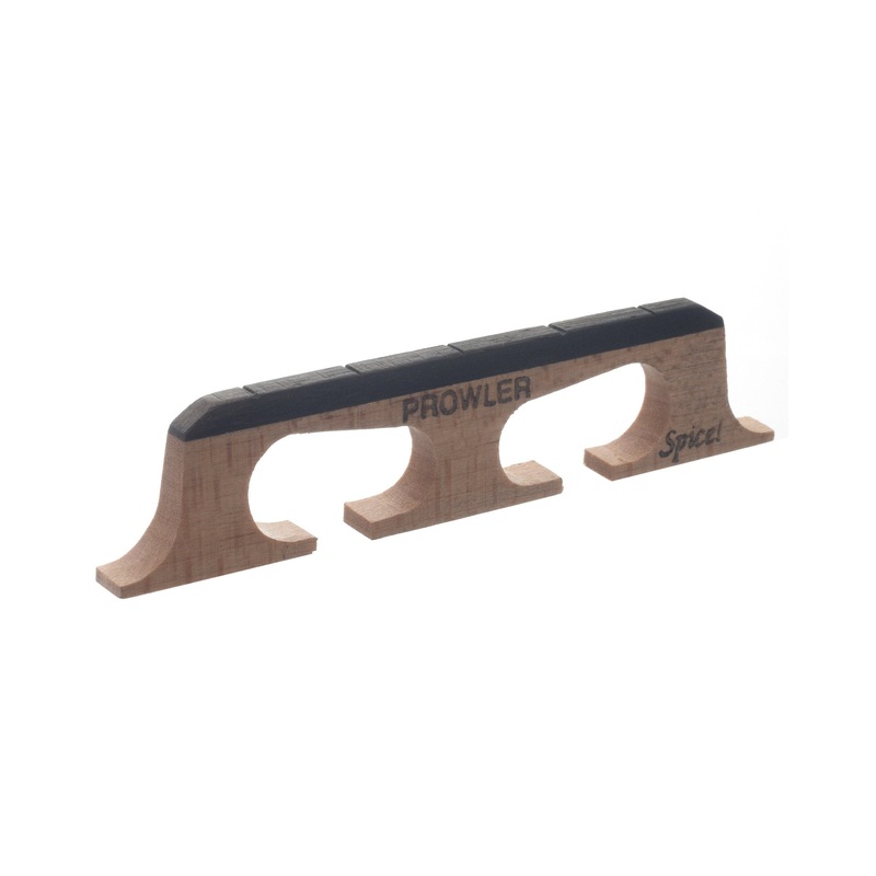kat-eyz-prowler-spice-banjo-bridge-5-8-high-crowe-spacing Kat Eyz Prowler Spice Banjo Bridge, 5/8" High, Crowe Spacing