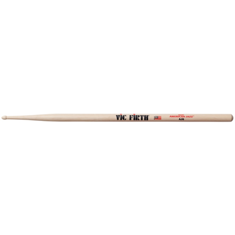 vic-firth-aj6-american-jazz-wood-tip Vic Firth AJ6 American Jazz Wood Tip