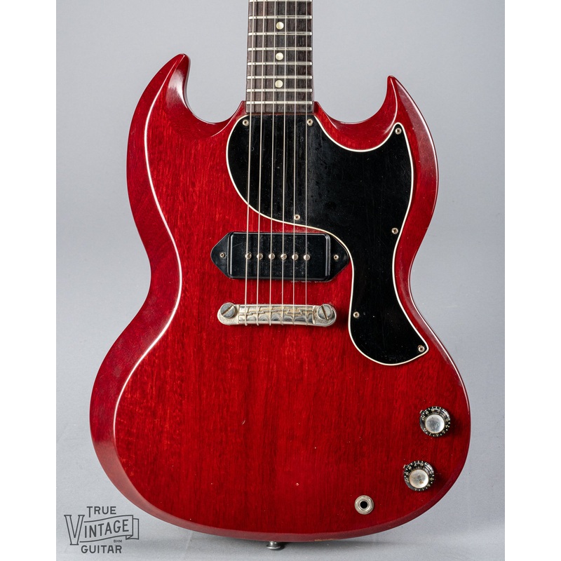 1963-gibson-les-paul-junior-cherry 1963 Gibson Les Paul Junior Cherry