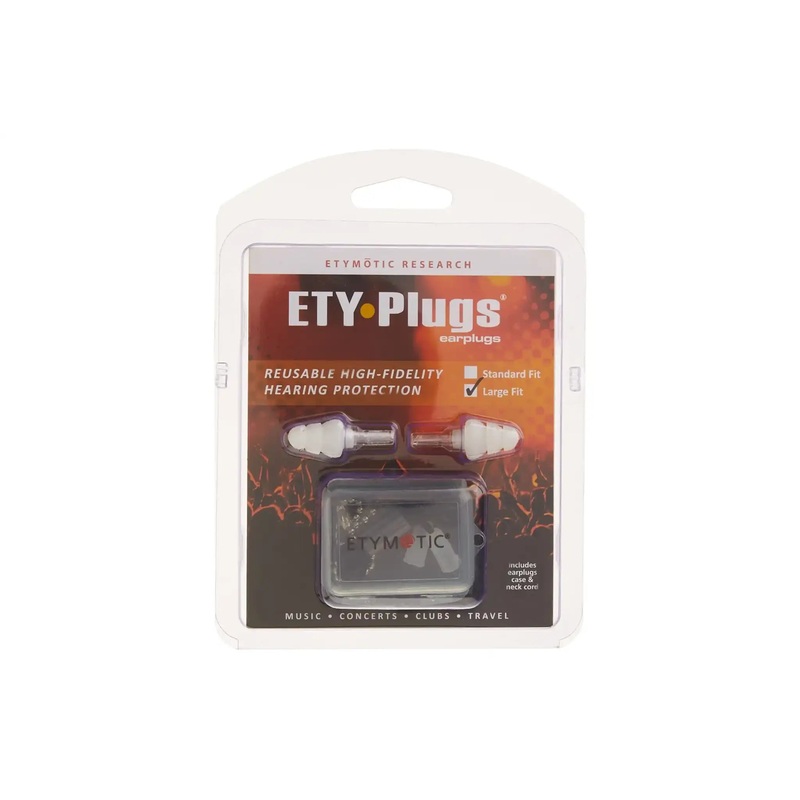etymotic-high-fidelity-etyplugs-large-clear-tip-stem Etymotic High-Fidelity ETYPlugs Large Clear Tip/Stem