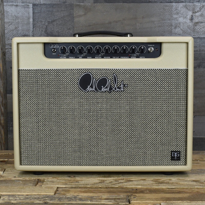 prs-dgt-15-david-grissom-15-watt-tube-1x12-combo-blonde-tolex PRS DGT 15 David Grissom 15-watt Tube 1x12 Combo - Blonde Tolex