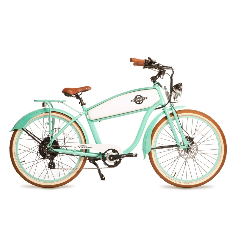 wildsyde-hunni-bunni-500w-48v-vintage-cruiser-electric-bike-mint-green-white Wildsyde Hunni Bunni 500W 48V Vintage Cruiser Electric Bike Mint Green/White