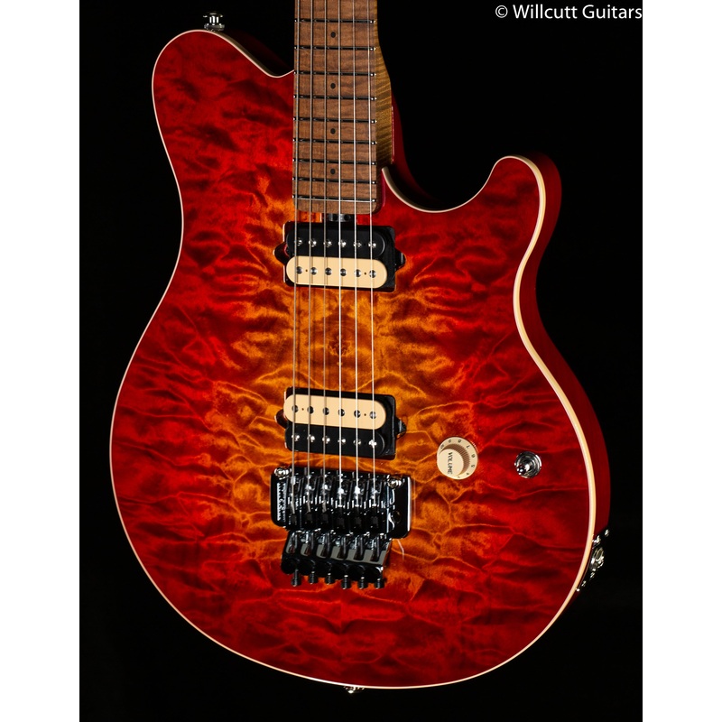 ernie-ball-music-man-willcutt-limited-axis-lava-burst-quilt-floyd-rose-818 Ernie Ball Music Man Willcutt Limited Axis Lava Burst Quilt Floyd Rose (818)