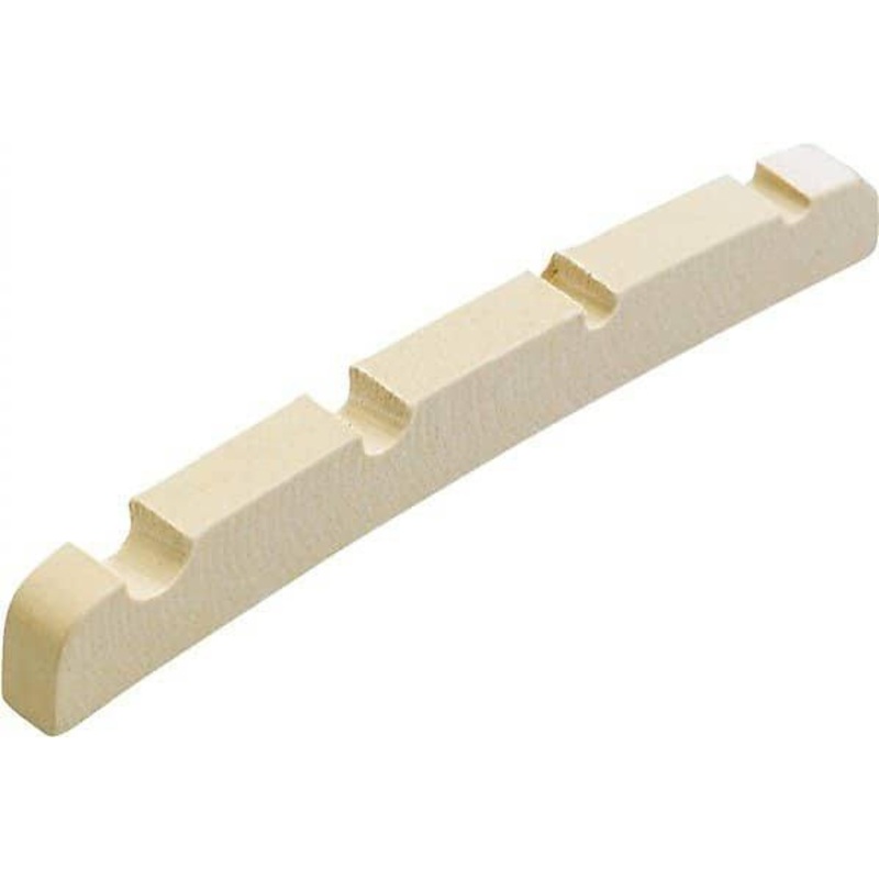 fender-pre-slotted-micarta-string-nut-for-american-standard-precision-bass Fender Pre-Slotted Micarta String Nut for American Standard Precision Bass