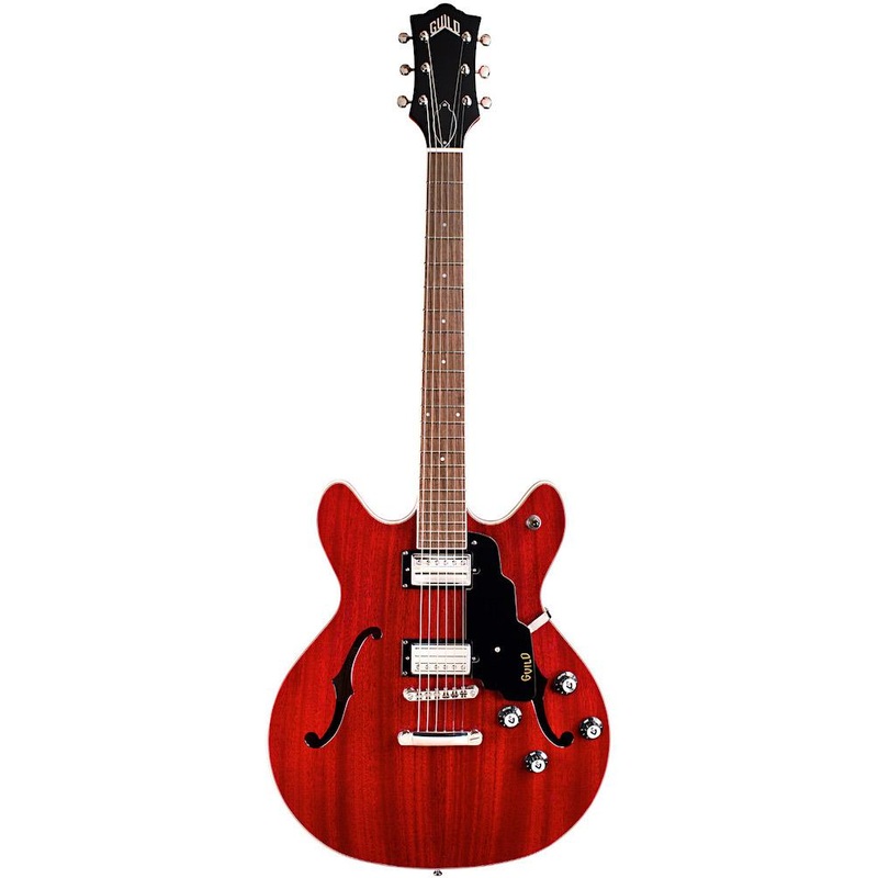 guild-guitars-starfire-i-double-cut-cherry-red-semi-hollow-electric-guitar Guild Guitars Starfire I Double Cut Cherry Red Semi-Hollow Electric Guitar