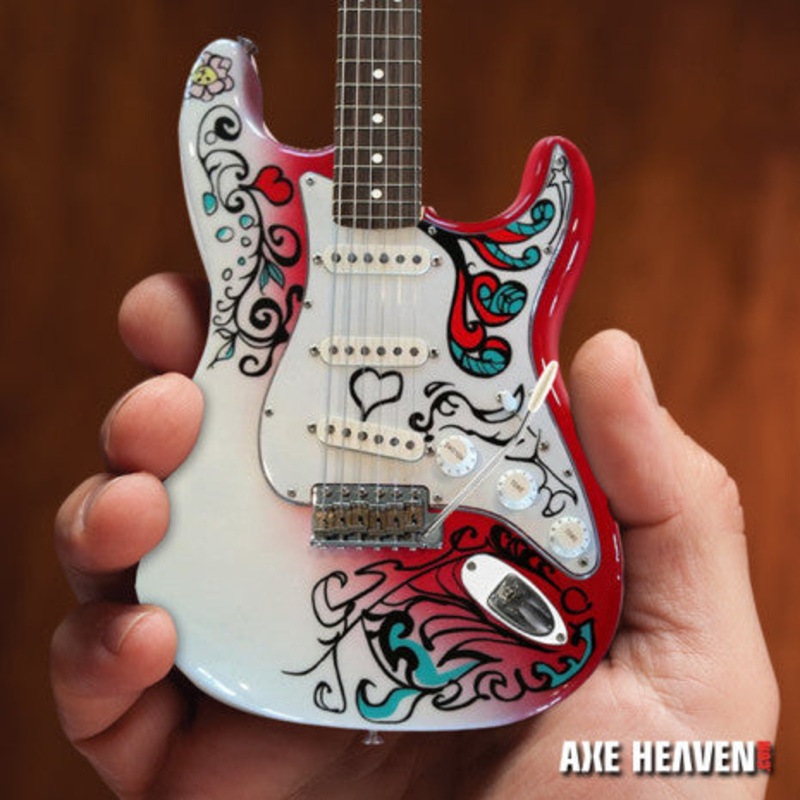officially-licensed-jimi-hendrix-mini-fender-strat-monterey-guitar-model Officially Licensed Jimi Hendrix Mini Fender Strat Monterey Guitar Model