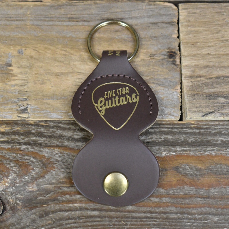 five-star-guitars-leather-key-chain-pick-holder Five Star Guitars Leather Key Chain Pick Holder