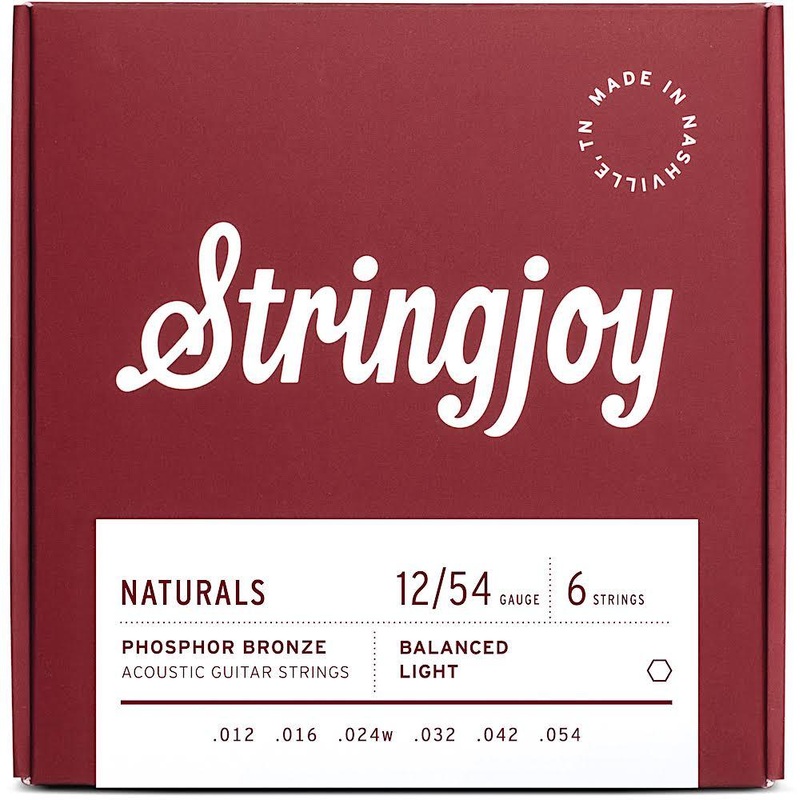 stringjoy-sj-nb1254-naturals-light-phosphor-bronze-acoustic-guitar-strings-012-054 Stringjoy SJ-NB1254 Naturals Light Phosphor Bronze Acoustic Guitar Strings .012 -.054