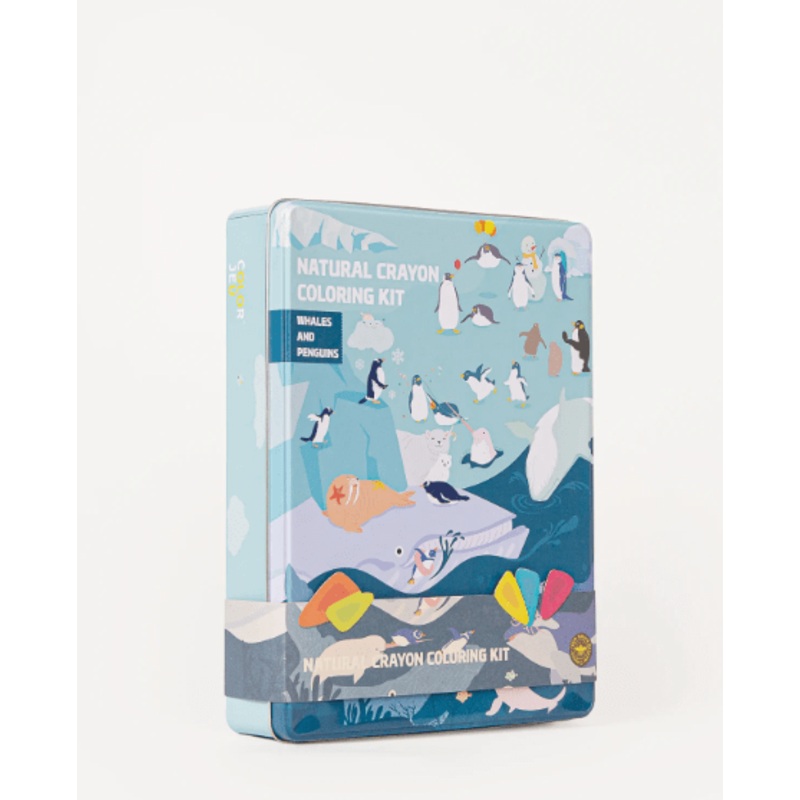 vici-color-jeu-coloring-kit-whales-and-penguins-party-set Vici COLOR JEU Coloring Kit Whales and Penguins PARTY SET