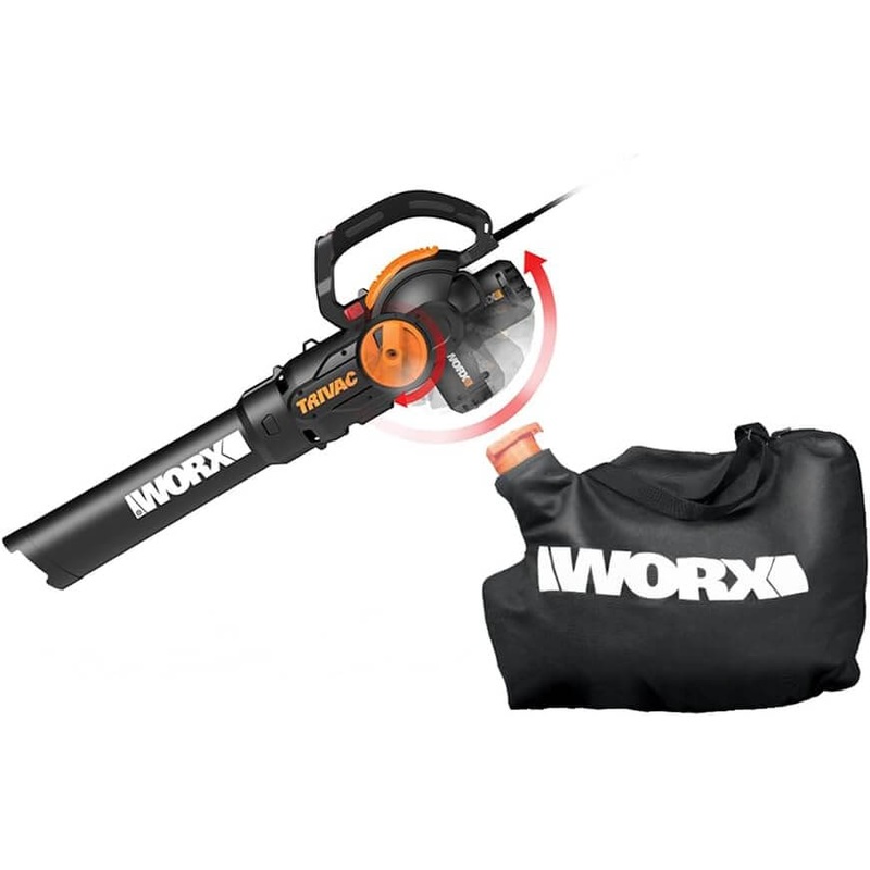 worx-wg512-600cfm-120v-trivac-3-in-1-electric-leaf-blower-vacuum-mulcher WORX WG512 600CFM 120V Trivac 3-In-1 Electric Leaf Blower, Vacuum, Mulcher