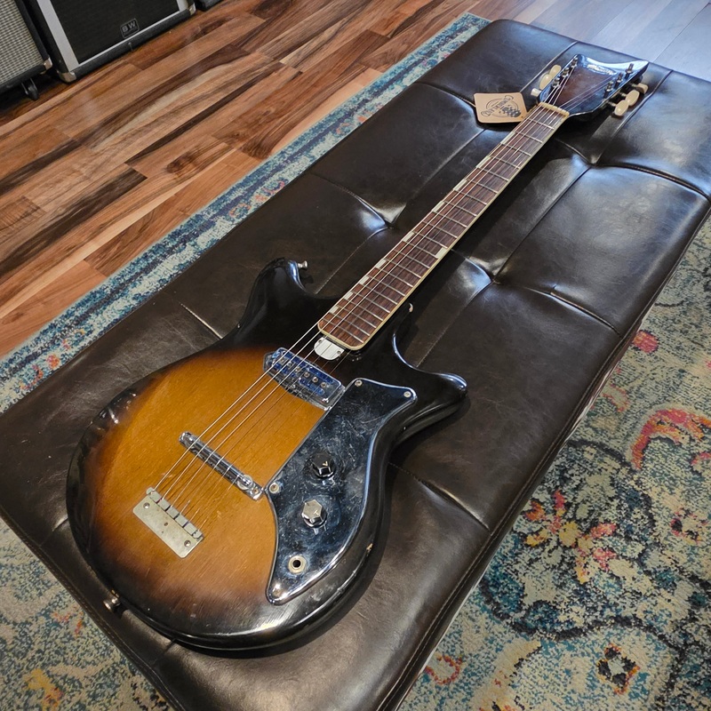 1963-kawai-crown-solidbody-electric-japan-sunburst 1963 Kawai Crown Solidbody Electric - Japan - Sunburst