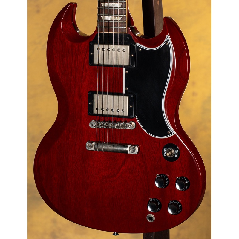 2010-gibson-custom-shop-sg-standard-historic-reissue-vos-faded-cherry 2010 Gibson Custom Shop SG Standard Historic Reissue VOS Faded Cherry