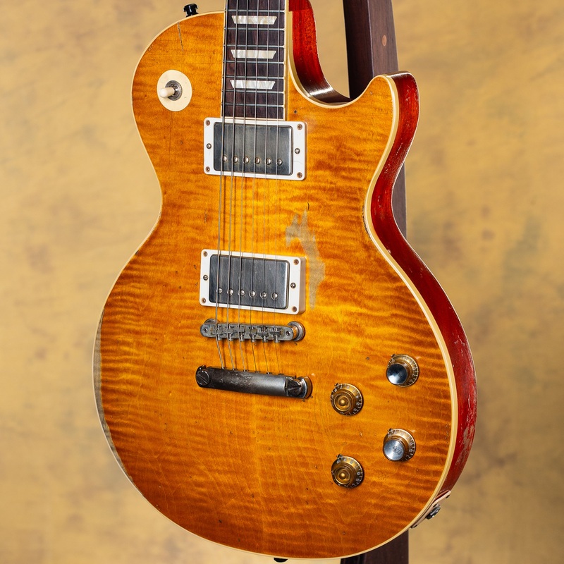 2025-gibson-kirk-hammett-signature-les-paul-standard-greeny-greeny-burst-underwood-aged 2025 Gibson Kirk Hammett Signature Les Paul Standard "Greeny" Greeny Burst Underwood Aged