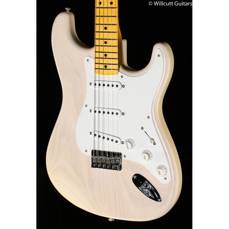 fender-custom-shop-vintage-custom-55-hardtail-strat-time-capsule-package-maple-neck-aged-white-blonde-112 Fender Custom Shop Vintage Custom '55 Hardtail Strat Time Capsule Package, Maple Neck, Aged White Blonde (112)