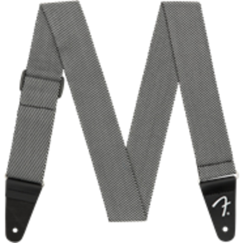 fender-modern-tweed-2-guitar-strap-in-white-black Fender Modern Tweed 2" Guitar Strap in White/Black