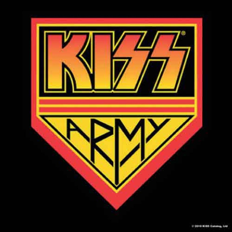 kiss-single-cork-coaster-army-pennant KISS Single Cork Coaster: Army Pennant