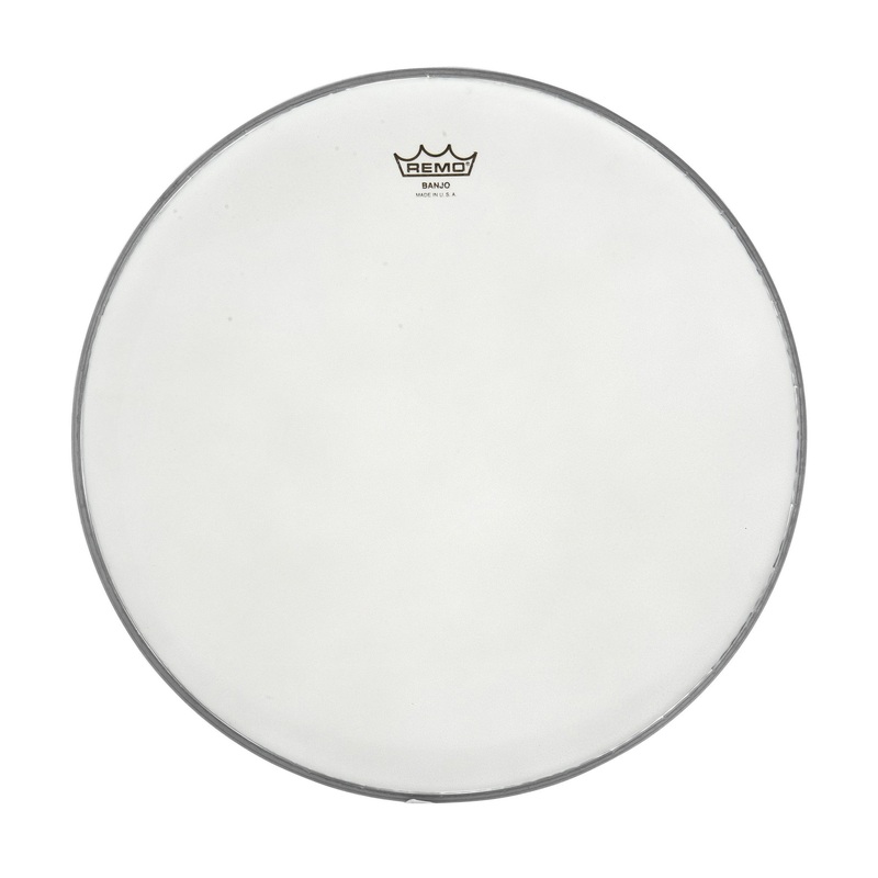 remo-frosted-bottom-banjo-head-11-1-16in-diameter-high-crown Remo Frosted Bottom Banjo Head, 11-1/16in Diameter, High Crown