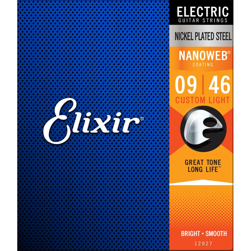 elixir-strings-nanoweb-electric-guitar-strings-009-046-custom-light Elixir Strings Nanoweb Electric Guitar Strings-.009-.046 Custom Light