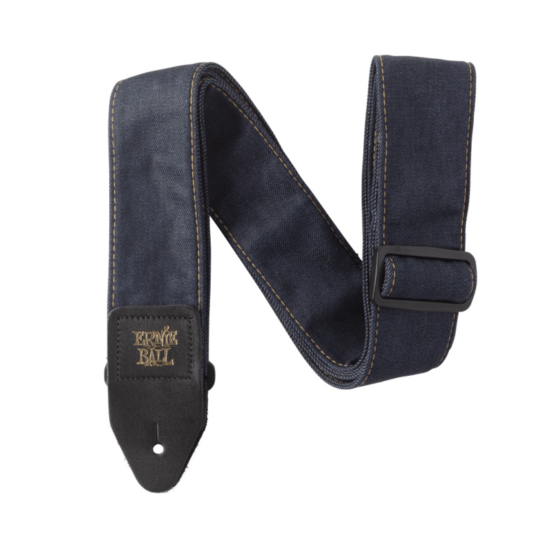 ernie-ball-denim-2-inch-guitar-strap-indigo-rinse Ernie Ball Denim 2 Inch Guitar Strap - Indigo Rinse