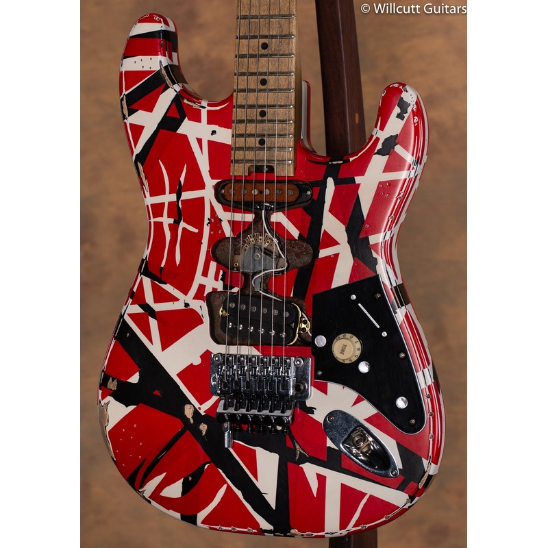 evh-striped-series-frankenstein-frankie-used EVH Striped Series Frankenstein Frankie USED