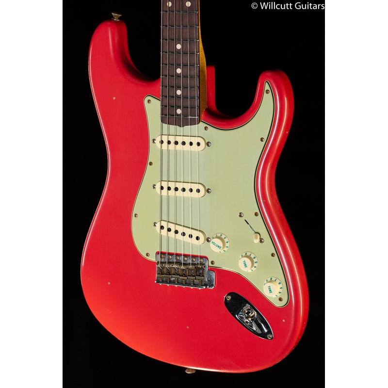 fender-custom-shop-willcutt-true-62-stratocaster-journeyman-relic-fiesta-red-60s-oval-c-665 Fender Custom Shop Willcutt True '62 Stratocaster Journeyman Relic Fiesta Red 60s Oval C (665)