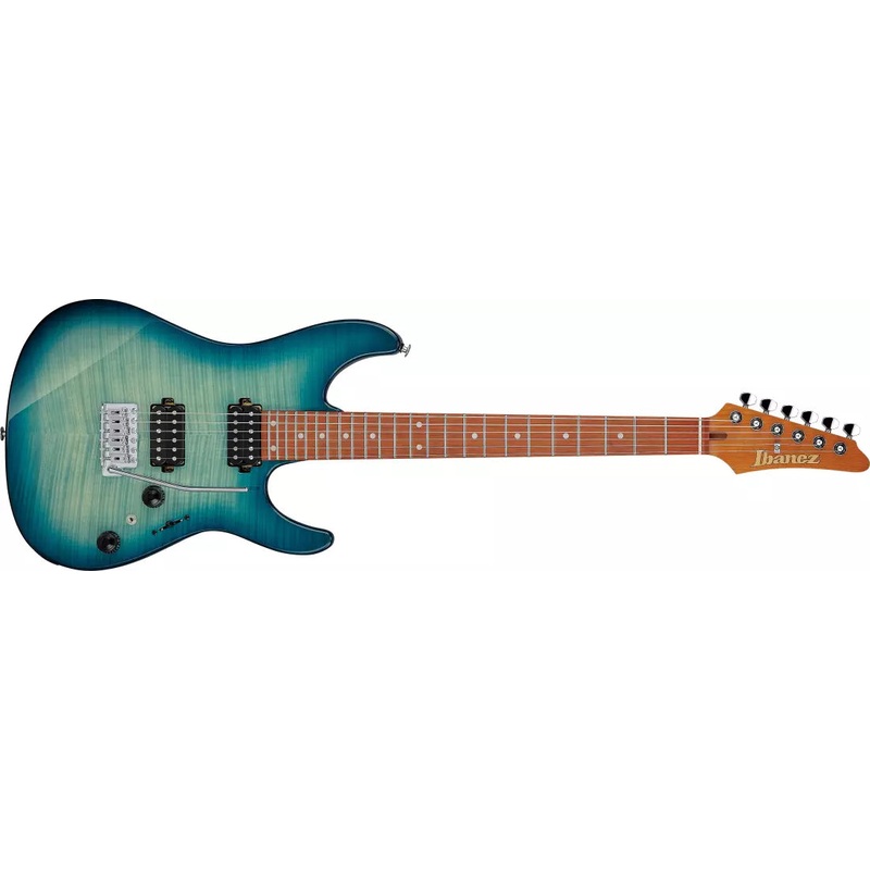 ibanez-az-standard-6-string-electric-guitar-transparent-turquoise-burst-az24s1ftxb Ibanez AZ Standard 6-String Electric Guitar - Transparent Turquoise Burst AZ24S1FTXB