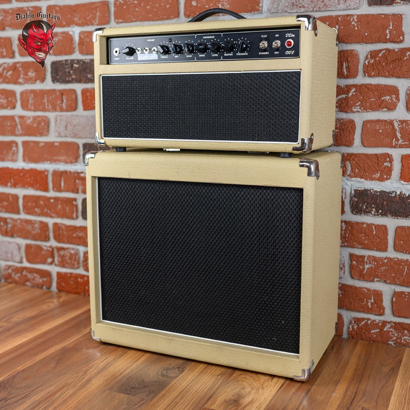mark-kane-ods-d-lite-dumble-style-45w-guitar-head-cream-w-matching-1x12-cab Mark Kane ODS D'Lite Dumble Style 45W Guitar Head Cream w/ Matching 1x12 Cab