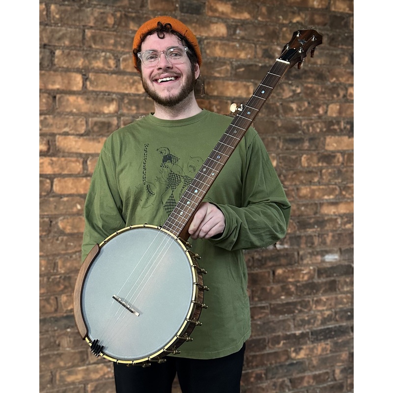 starr-banjos-11-openback-banjo-gigbag-curly-maple Starr Banjos 11" Openback Banjo & Gigbag, Curly Maple