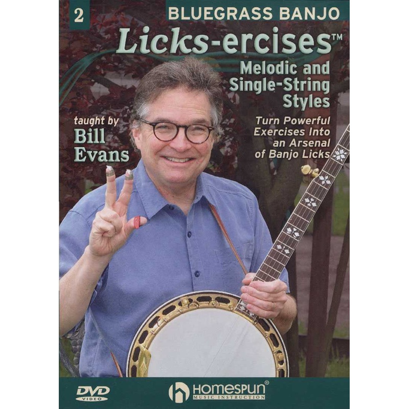 dvd-bluegrass-banjo-licks-ercises-vol-2-melodic-single-string-styles DVD - Bluegrass Banjo Licks-Ercises - Vol. 2: Melodic & Single-String Styles