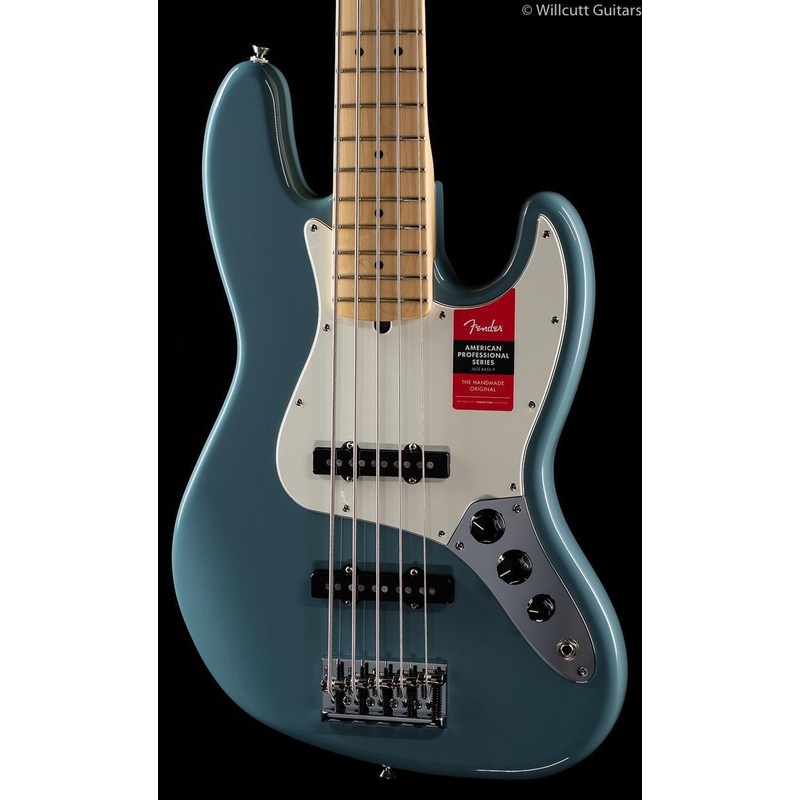 fender-american-professional-jazz-bass-v-sonic-grey-maple-bass-guitar Fender American Professional Jazz Bass V Sonic Grey Maple Bass Guitar