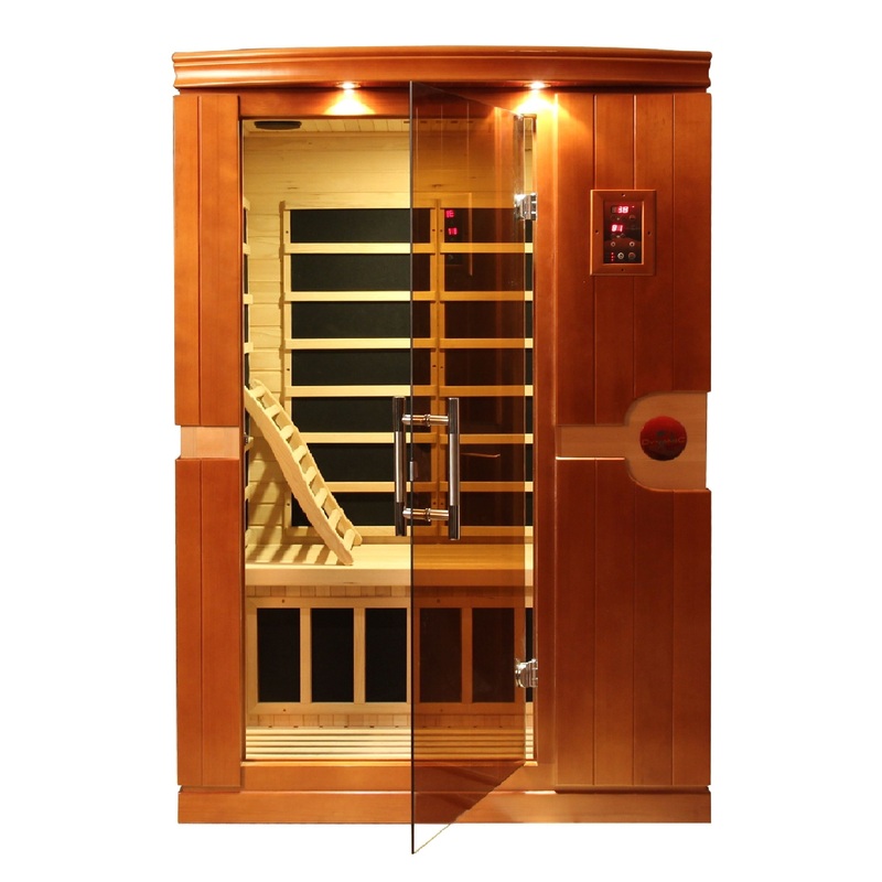 golden-designs-dyn-6210-01-venice-dynamic-low-emf-2-person-far-infrared-sauna-honey-dark-stain Golden Designs DYN-6210-01 "VENICE" Dynamic Low EMF 2 Person Far Infrared Sauna Honey Dark Stain