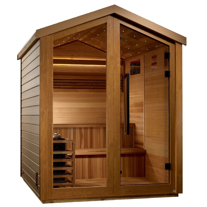 golden-designs-gdi-8506-01-kaarina-3-person-barn-series-outdoor-traditional-sauna-vanilla-crme Golden Designs GDI-8506-01 "KAARINA" 3 Person Barn Series Outdoor Traditional Sauna Vanilla Crme