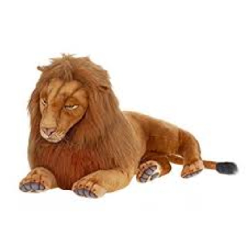 hansa-creations-lion-laying-extra-large-39-l-stuffed-animal-toy-3568 Hansa Creations LION LAYING Extra Large 39''L Stuffed Animal Toy 3568