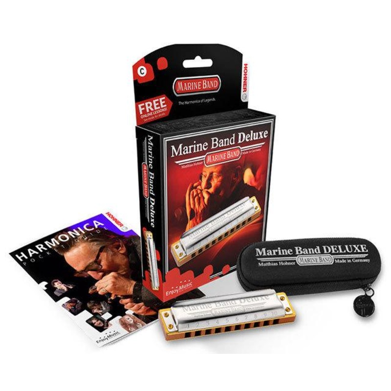 hohner-deluxe-marine-band-diatonic-harmonica-select-key Hohner Deluxe Marine Band - Diatonic Harmonica (Select Key)