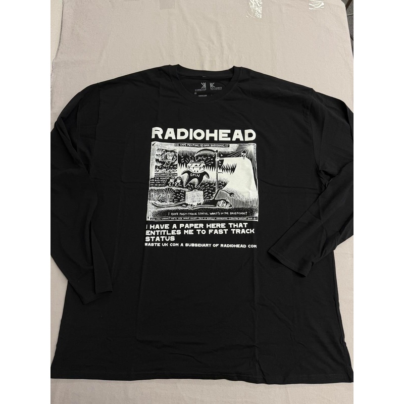 radiohead-ice-caps-long-sleeve-tee-radio-head-band Radiohead Ice Caps Long Sleeve Tee - Radio head Band