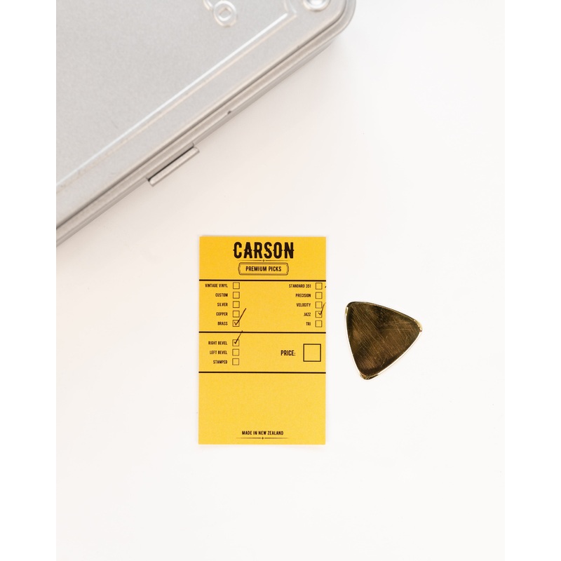 carson-premium-pick-brass-triangle Carson Premium Pick - Brass (Triangle)