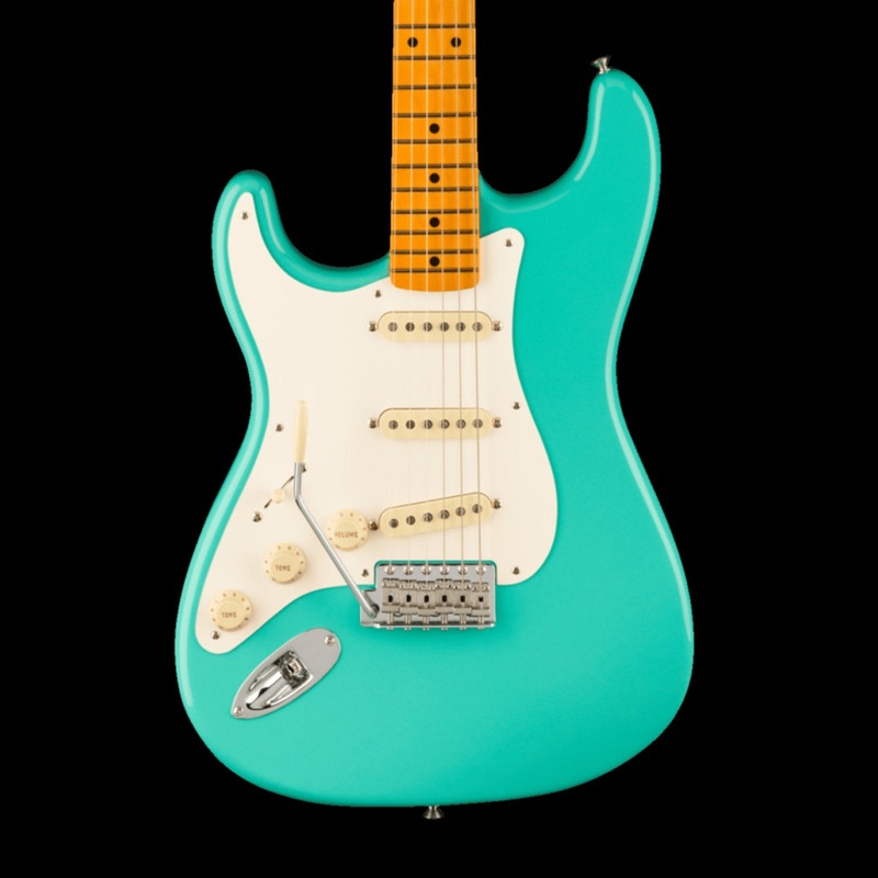 fender-american-vintage-ii-1957-stratocaster-left-hand-maple-fingerboard-sea-foam-green-electric-guitar-with-case Fender American Vintage II 1957 Stratocaster Left-Hand Maple Fingerboard Sea Foam Green Electric Guitar With Case