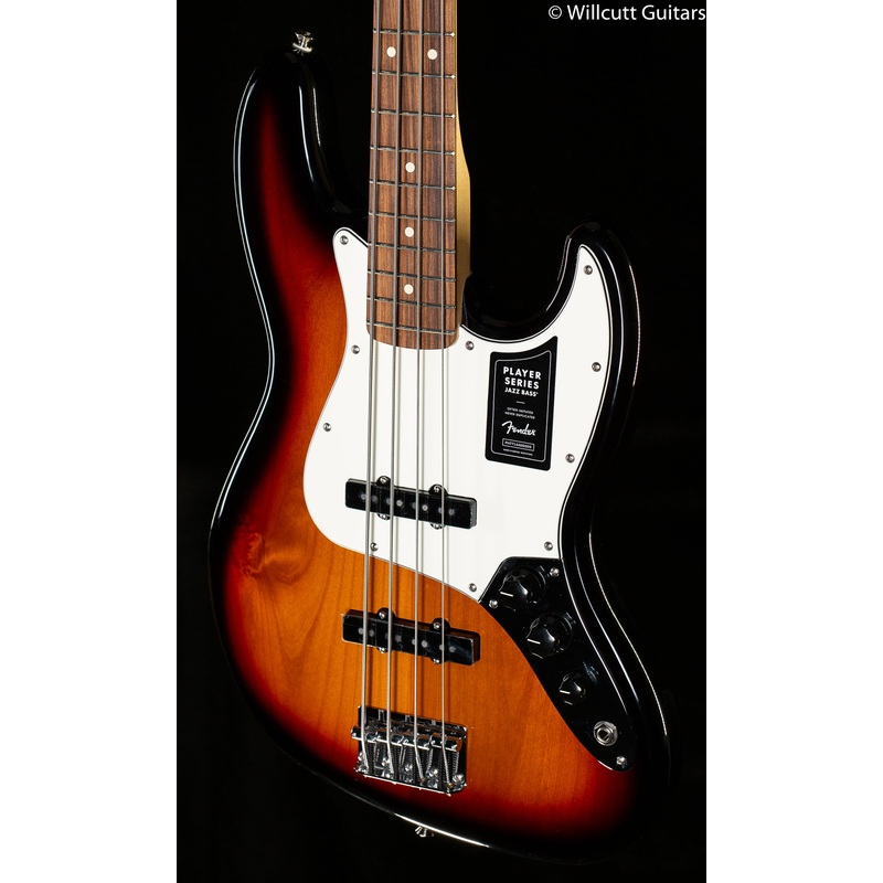 fender-player-jazz-bass-3-color-sunburst-pau-ferro-bass-guitar-170 Fender Player Jazz Bass 3-Color Sunburst Pau Ferro Bass Guitar (170)