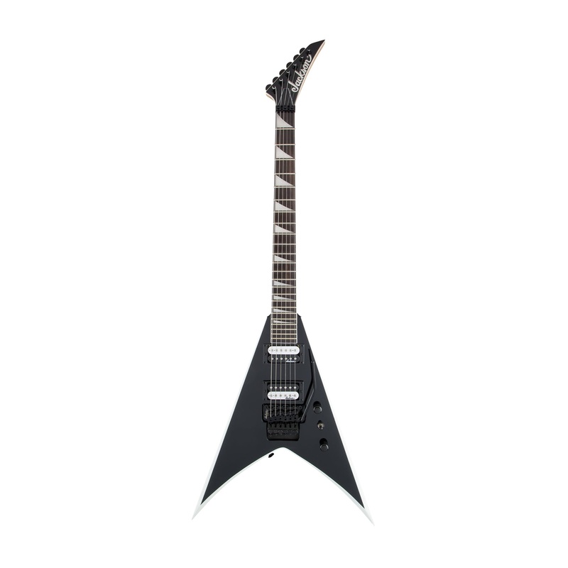 jackson-js-series-king-v-js32-electric-guitar-amaranth-fb-black-with-white-bevels Jackson JS Series King V JS32 Electric Guitar, Amaranth FB, Black with White Bevels