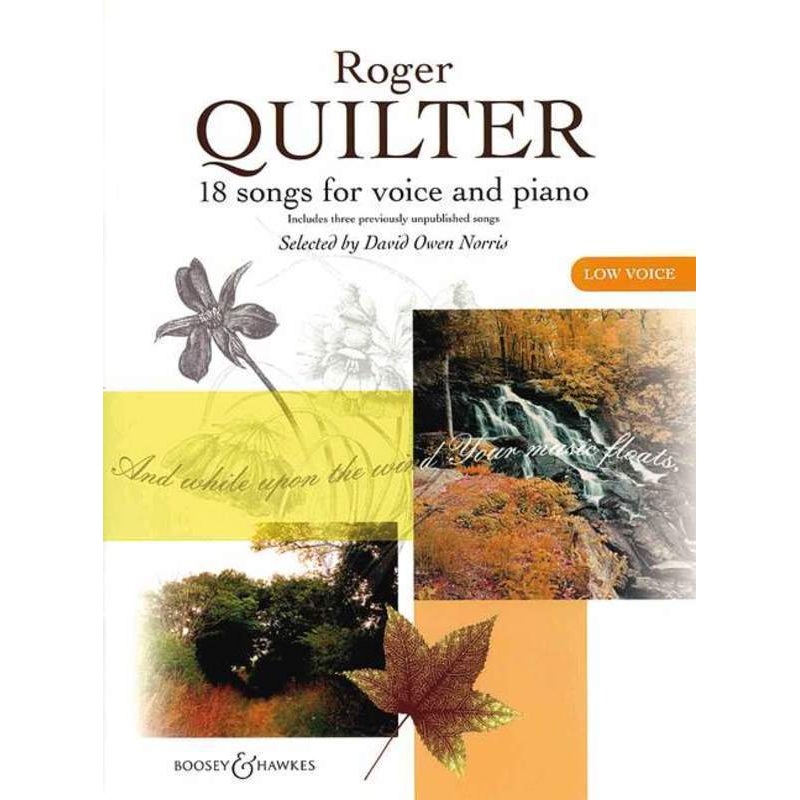 quilter-18-songs-for-low-voice-and-piano Quilter - 18 Songs for Low Voice and Piano