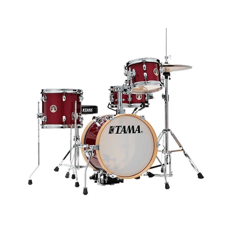 tama-ljk44h4-cpm-club-jam-flyer-4-piece-w-hardwarethrone-candy-apple-mist TAMA LJK44H4-CPM Club-JAM Flyer 4-Piece w/ HardwareThrone, Candy Apple Mist